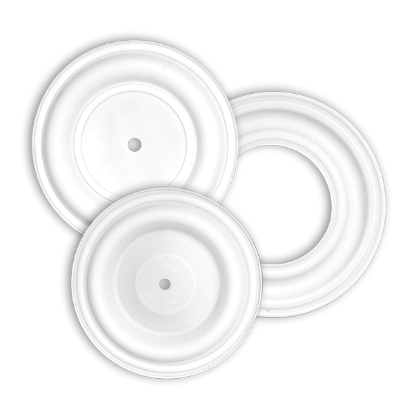 Diafragma de PTFE de curso completo